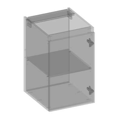 DEVO - MyWay - Szafka pod blat, 1 drzwi lewe/prawe, system bezuchwytowy