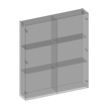 DEVO - MyWay - Szafka wisząca nad zabudowę stelaża podtynkowego, system uchwytowy